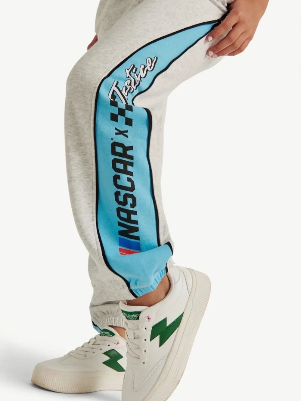 Girl’s Justice NASCAR X Justice Collab Jogger Pants Size S